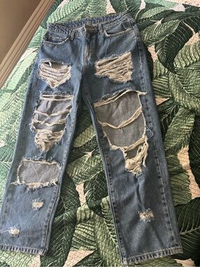 Carmar Blue Distressed Jeans - Classic Ripped Style